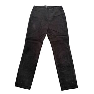 Talbots Heritage Black Corduroy Pants Size 8P Women's Petite Slim Leg